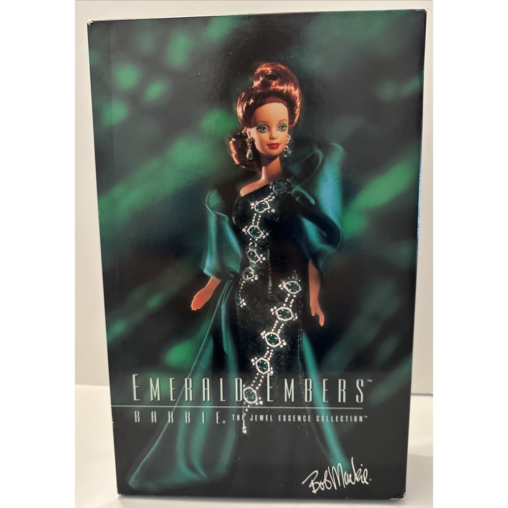 1996 Emerald Embers Barbie - Jewel Essence Collection by Bob Mackie #15521 NRFB